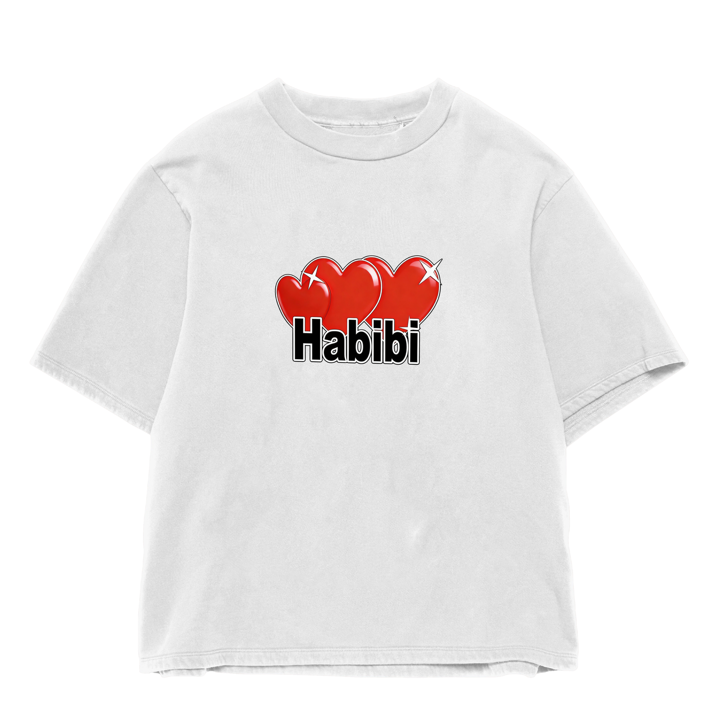 Habibi Hearts Oversized Shirt