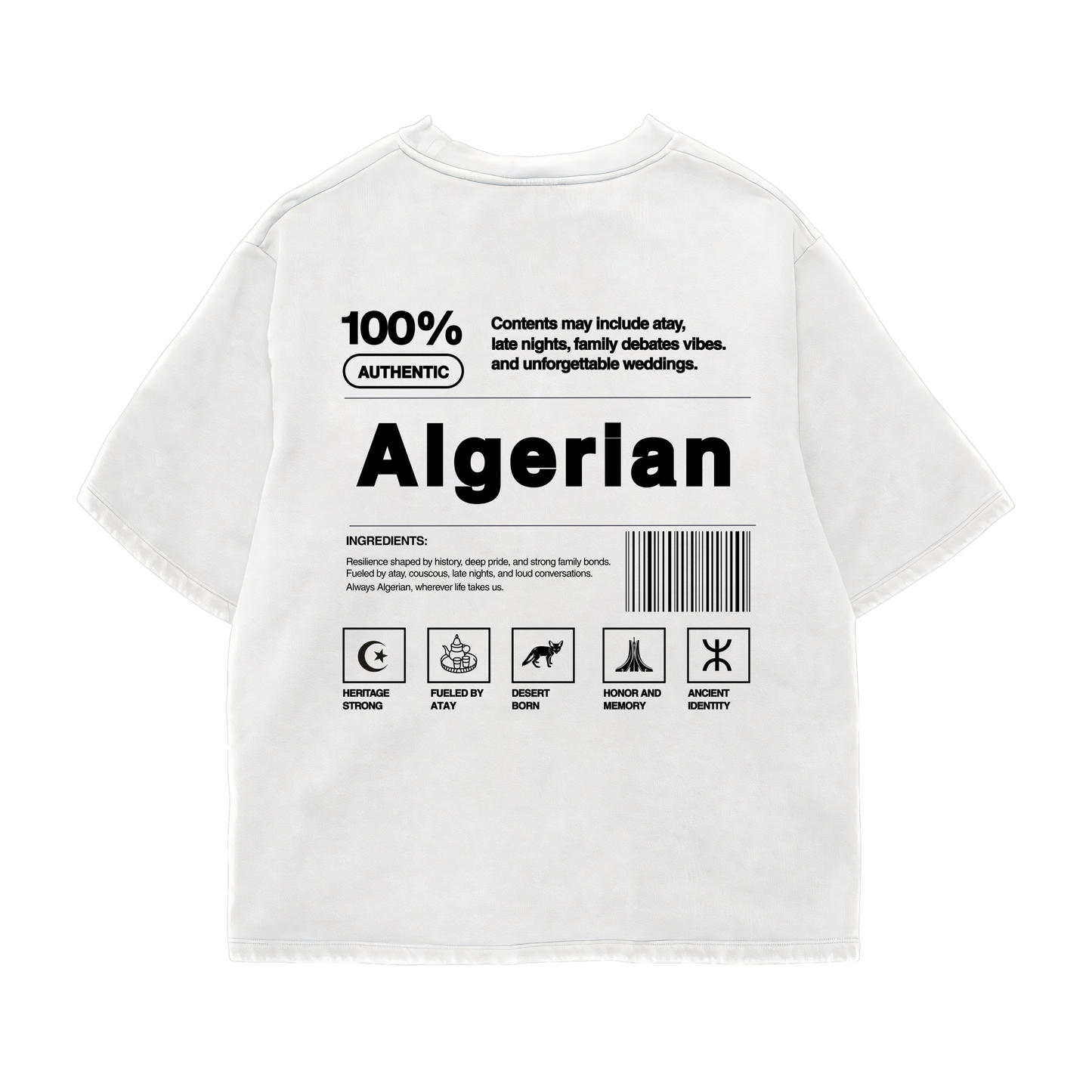 100% Algerian Oversized Shirt