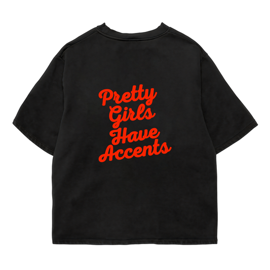 Pretty Girls Hace Accents Oversized Shirt