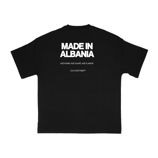 Made In Albania Backprint T-Shirt
