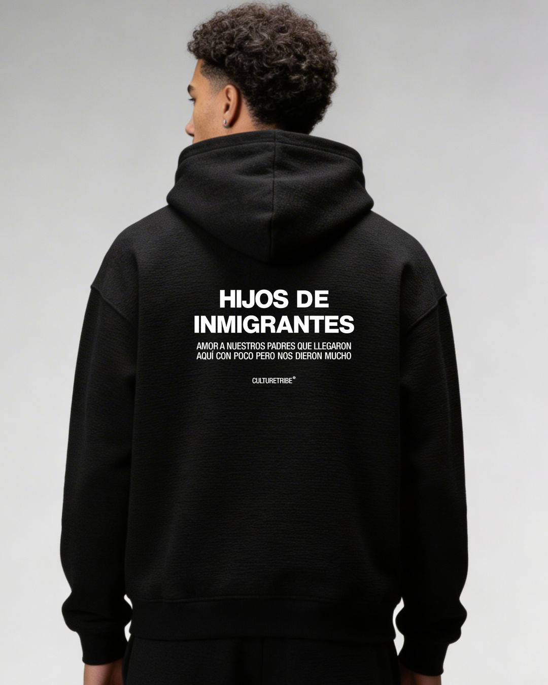 <tc>Hijos de Immigrantes Oversized Hoodie</tc>