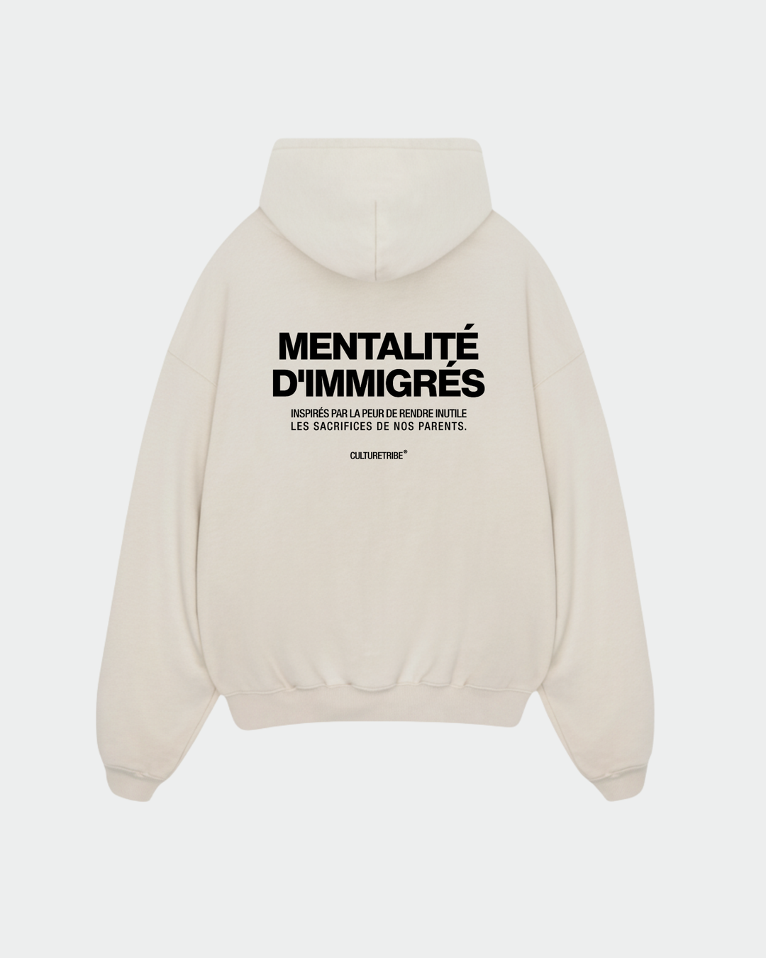 <tc>Immigres Mentalite Oversized Hoodie</tc>