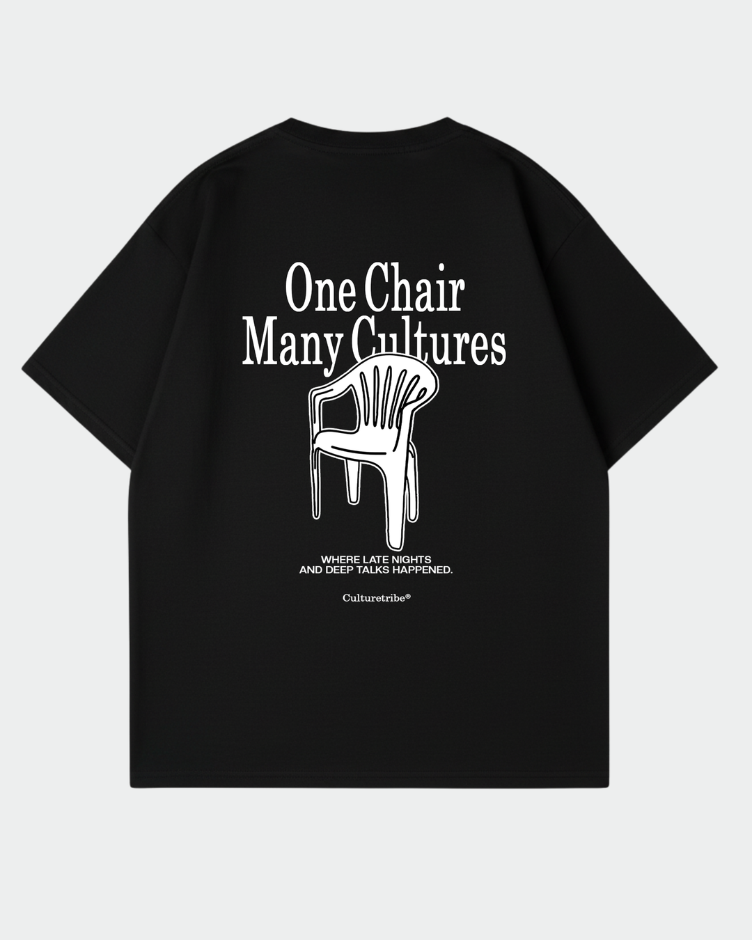One Chair Many Cultures Oversized Shirt