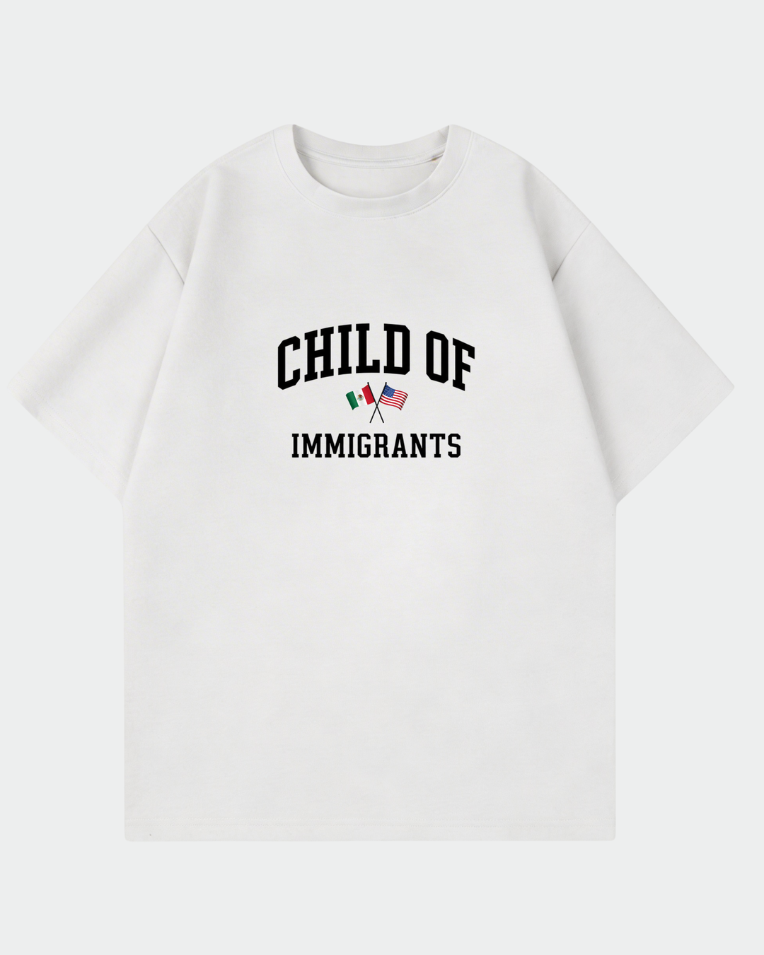 Child Of Immigrants Oversized Shirt