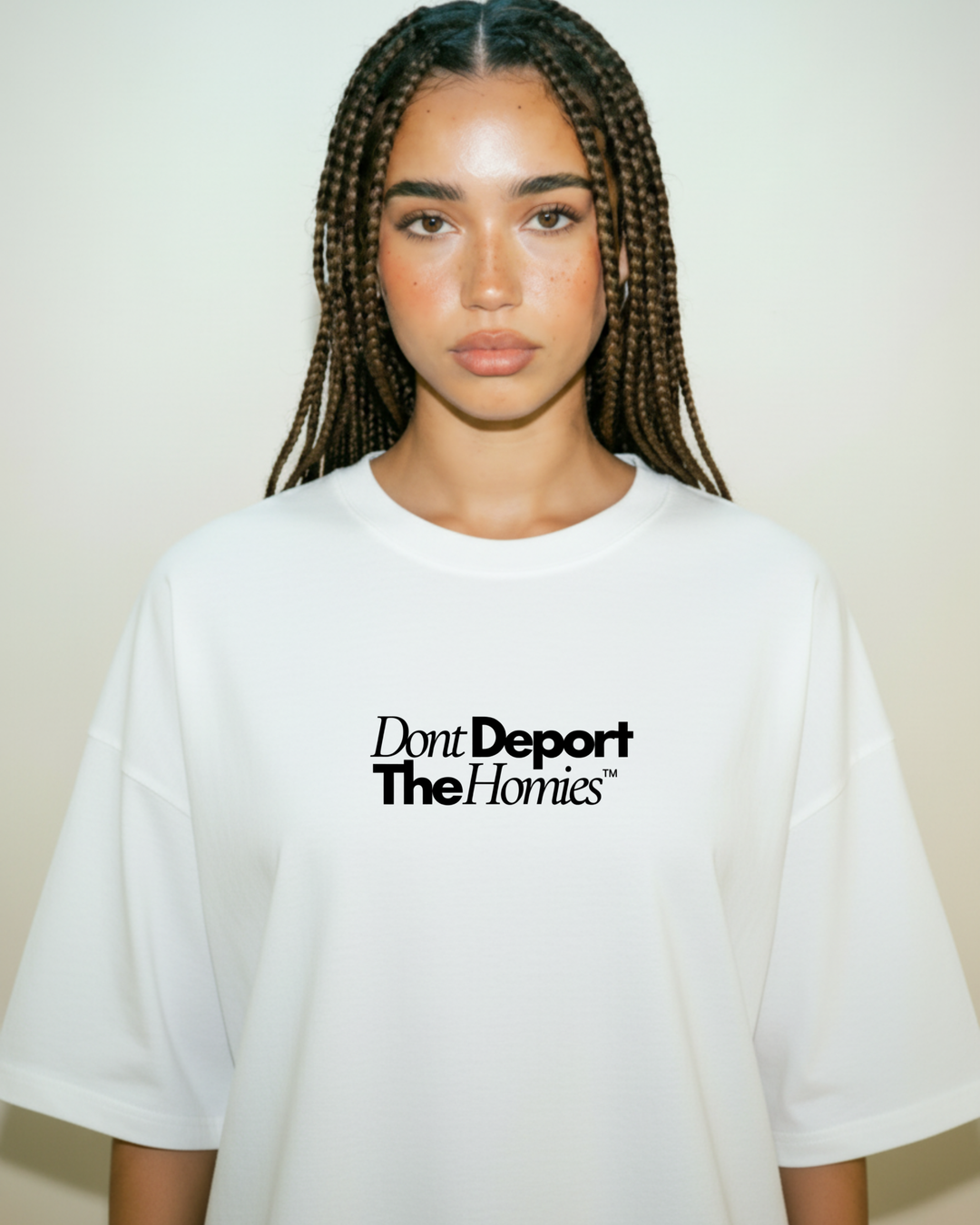 <tc>Dont Deport The Homies Oversized Shirt</tc>