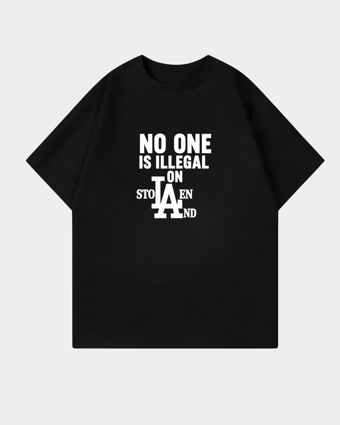 No One Is Illegal Oversized Shirt