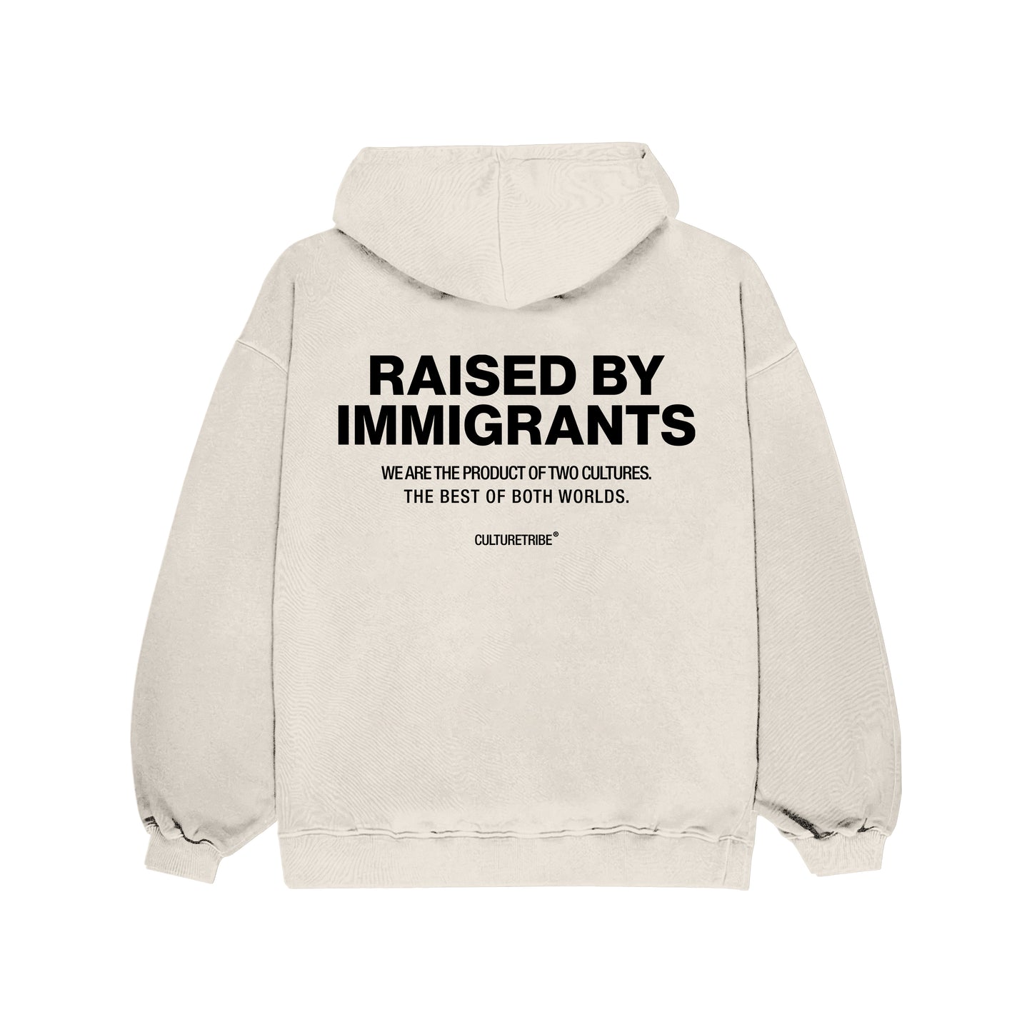 Raised By Immigrants Oversized Hoodie Culturetribe