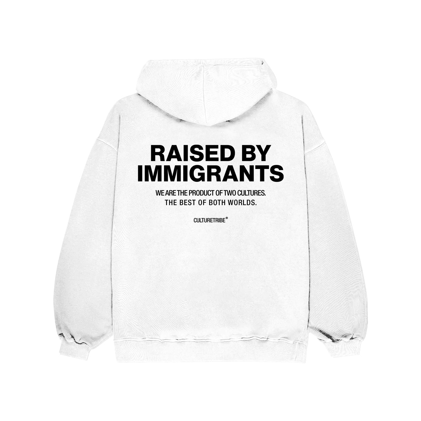 Raised By Immigrants Oversized Hoodie Culturetribe