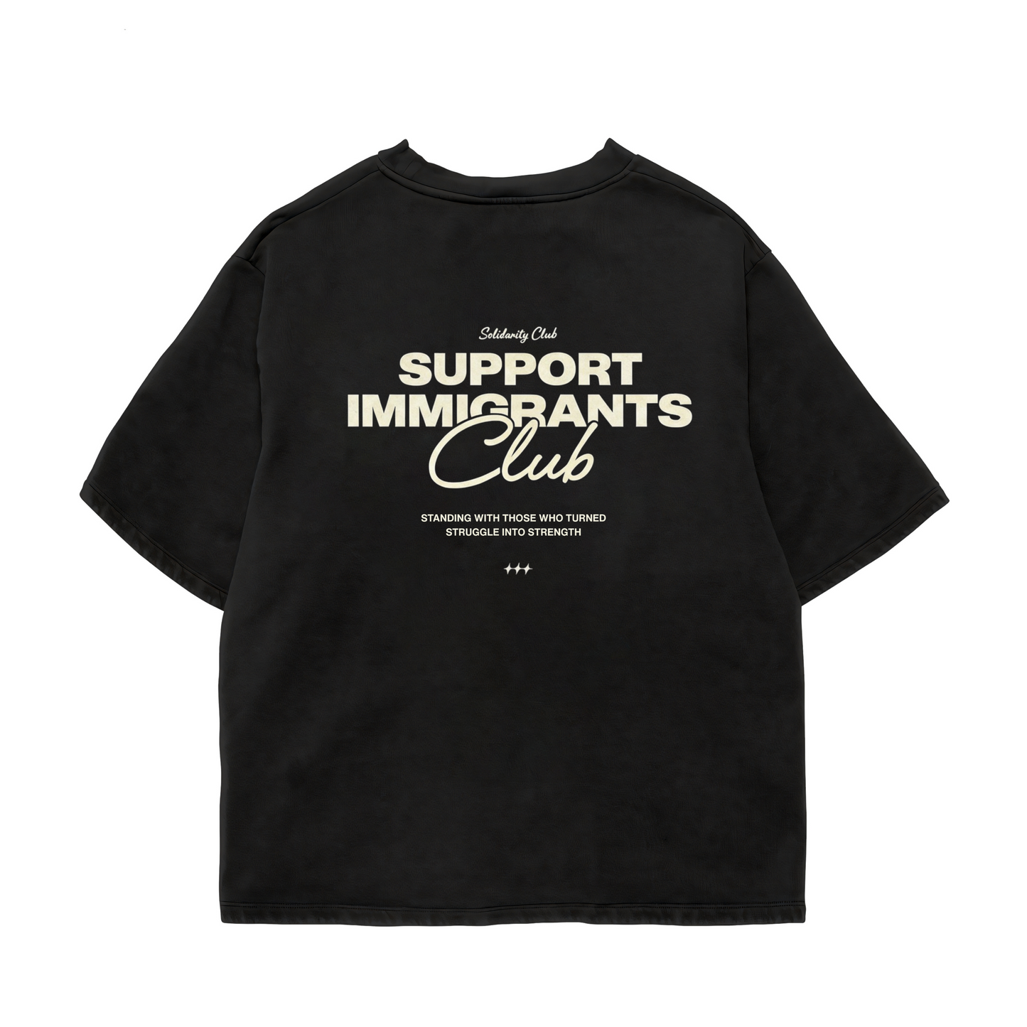 Support Immigrant Clubs Oversize Tee