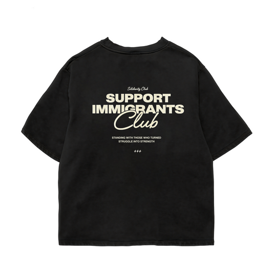 Support Immigrant Clubs Oversize Tee