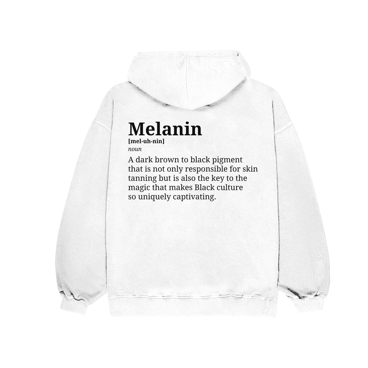 Melanin Backprint Oversized Hoodie Culturetribe