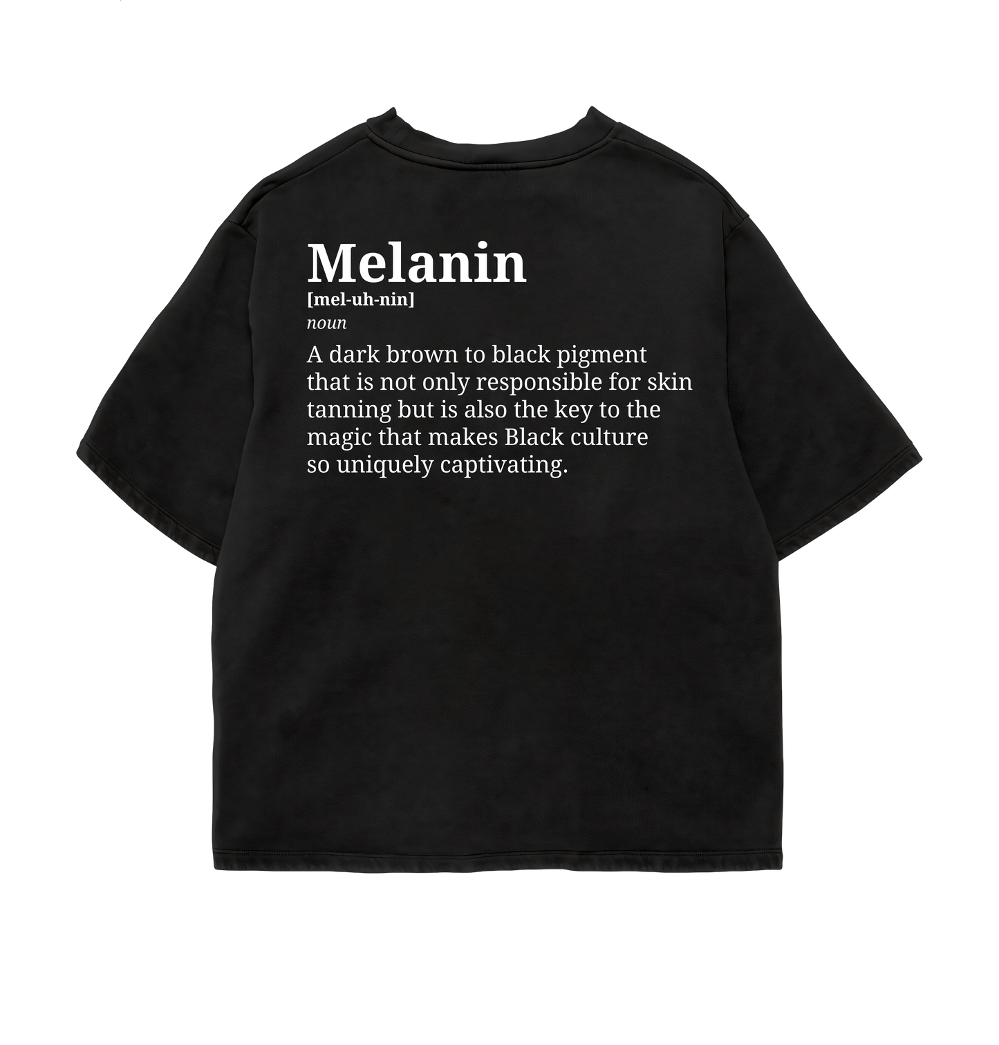 Melanin Definition Backprint Oversize Tee