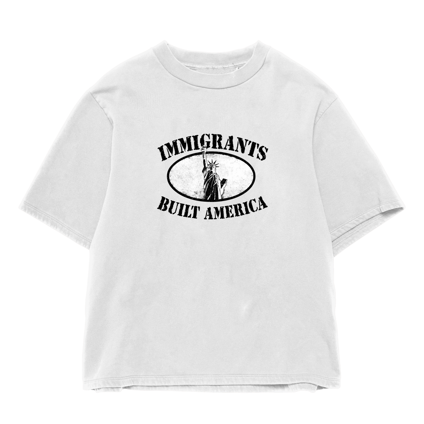 Immigrants Built America Oversize Shirt