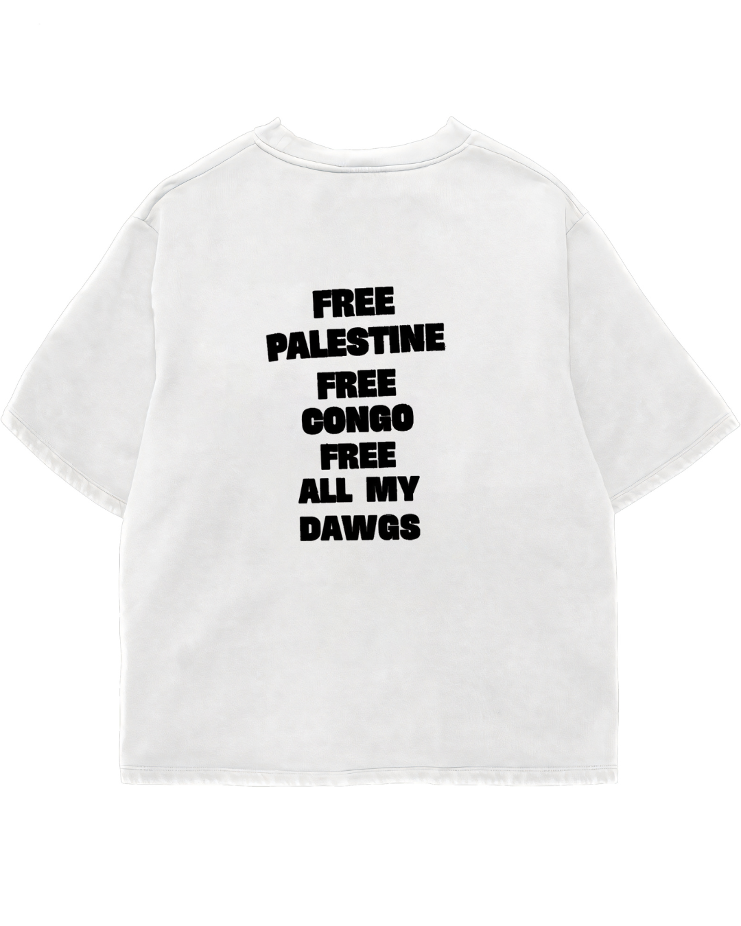 Free All My Dawgs Oversized Shirt