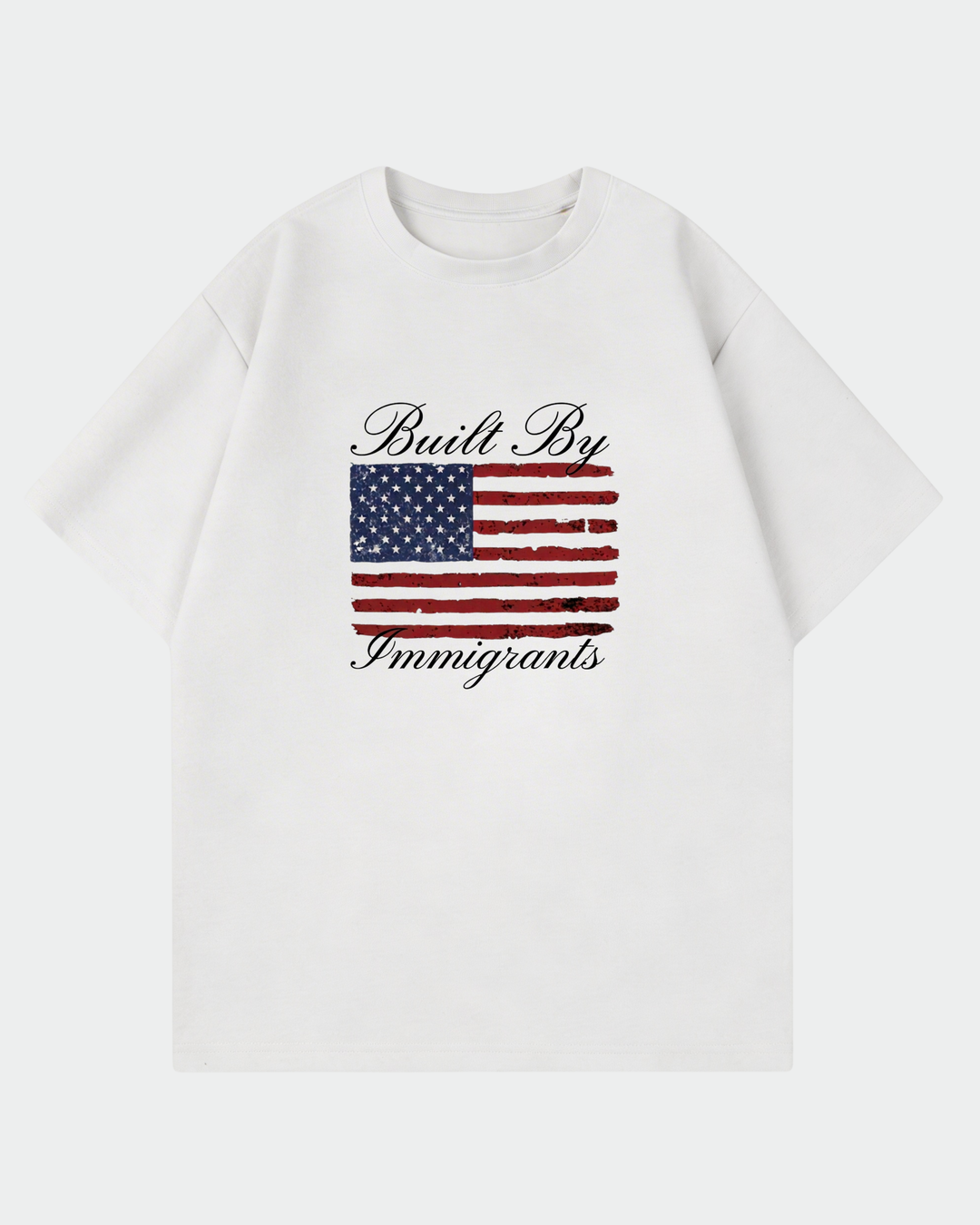 <tc>Built By Immigrants Oversized Shirt</tc>